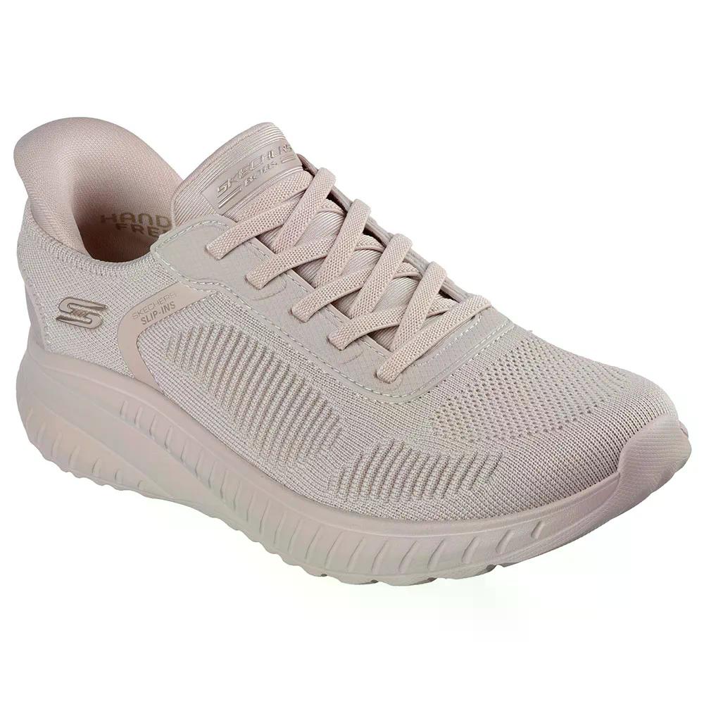 スケッチャーズ ボブス スクワッド 騒々しい混乱 スニーカー レディース （ NaturalTextile ） | SKECHERS BOBS Squad Chaos Sneakers Woman  [t]