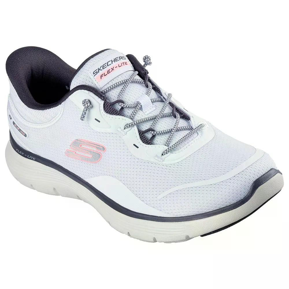 スケッチャーズ フレックス アピール 5.0 イージー ブリージー スニーカー レディース （ WhiteMesh/Tpu/MultiTrim ） | SKECHERS