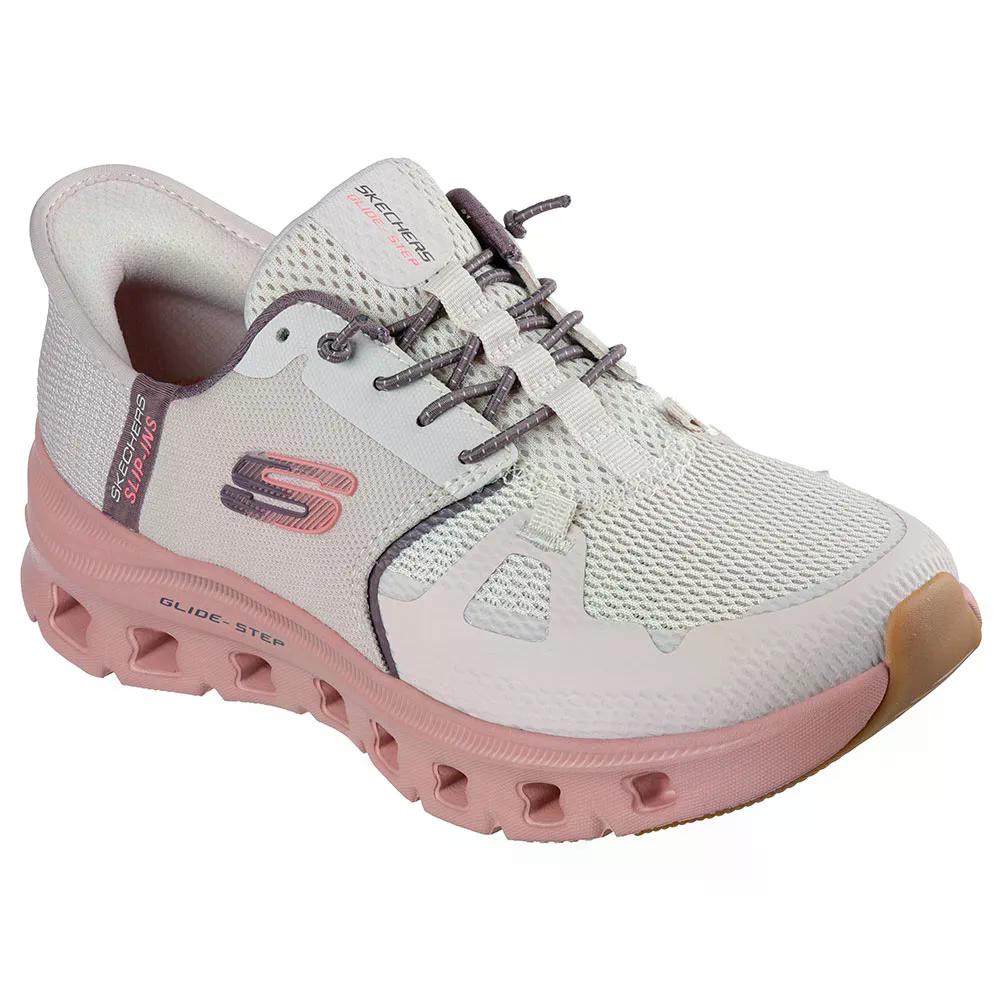 スケッチャーズ グライド 踏み段 労働者階級 スニーカー レディース （ TaupeMesh/MultiTrim ） | SKECHERS Glide Step Pro Sneakers Woman  [t]