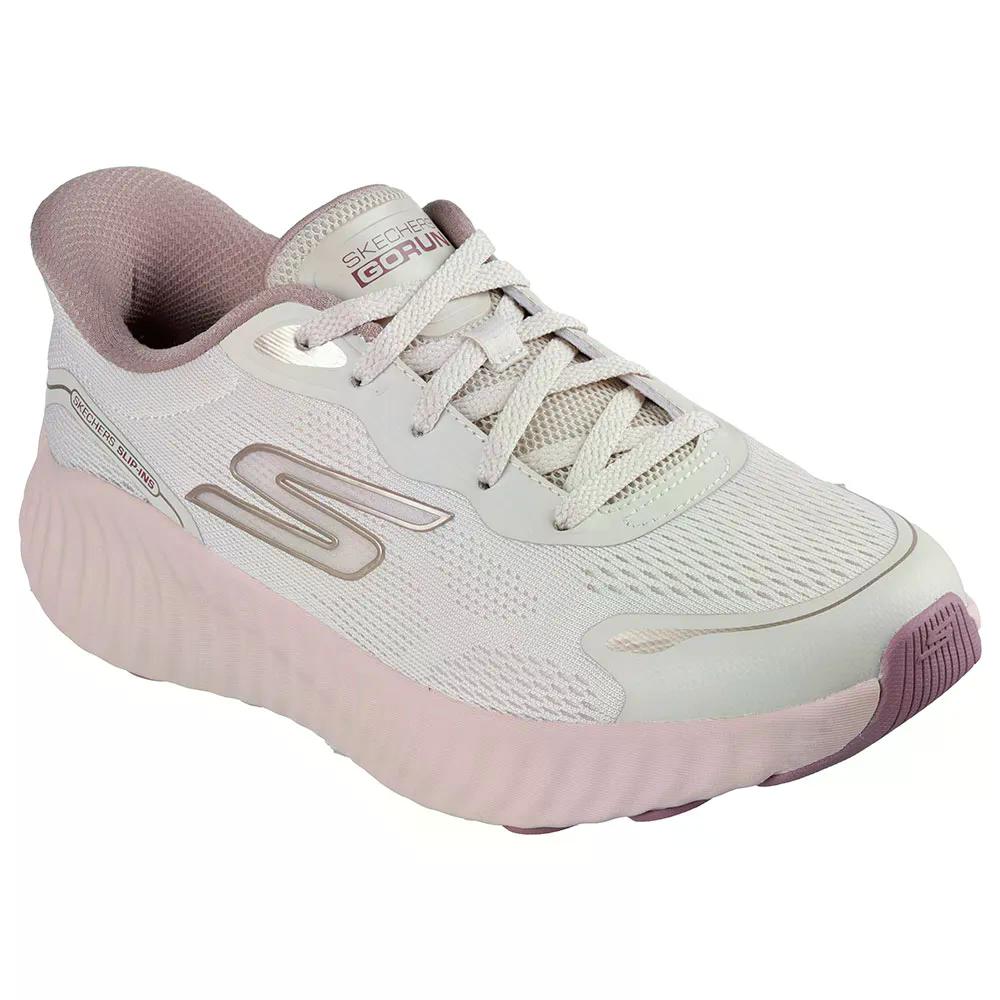 スケッチャーズ ゴーラン ナウ スニーカー レディース （ NaturalTextile/Trim ） | SKECHERS GOrun Now Sneakers Woman  [t]