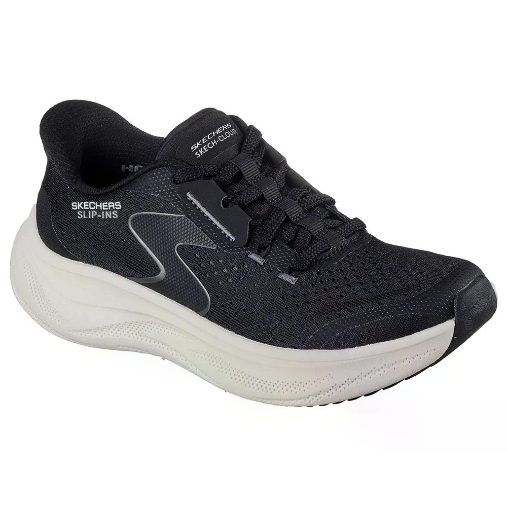 スケッチャーズ スケッチエア クラウド スニーカー レディース （ BlackMesh/Synthetic/WhiteTrim ） | SKECHERS Skech-Air Cloud Sneakers Woman [t]