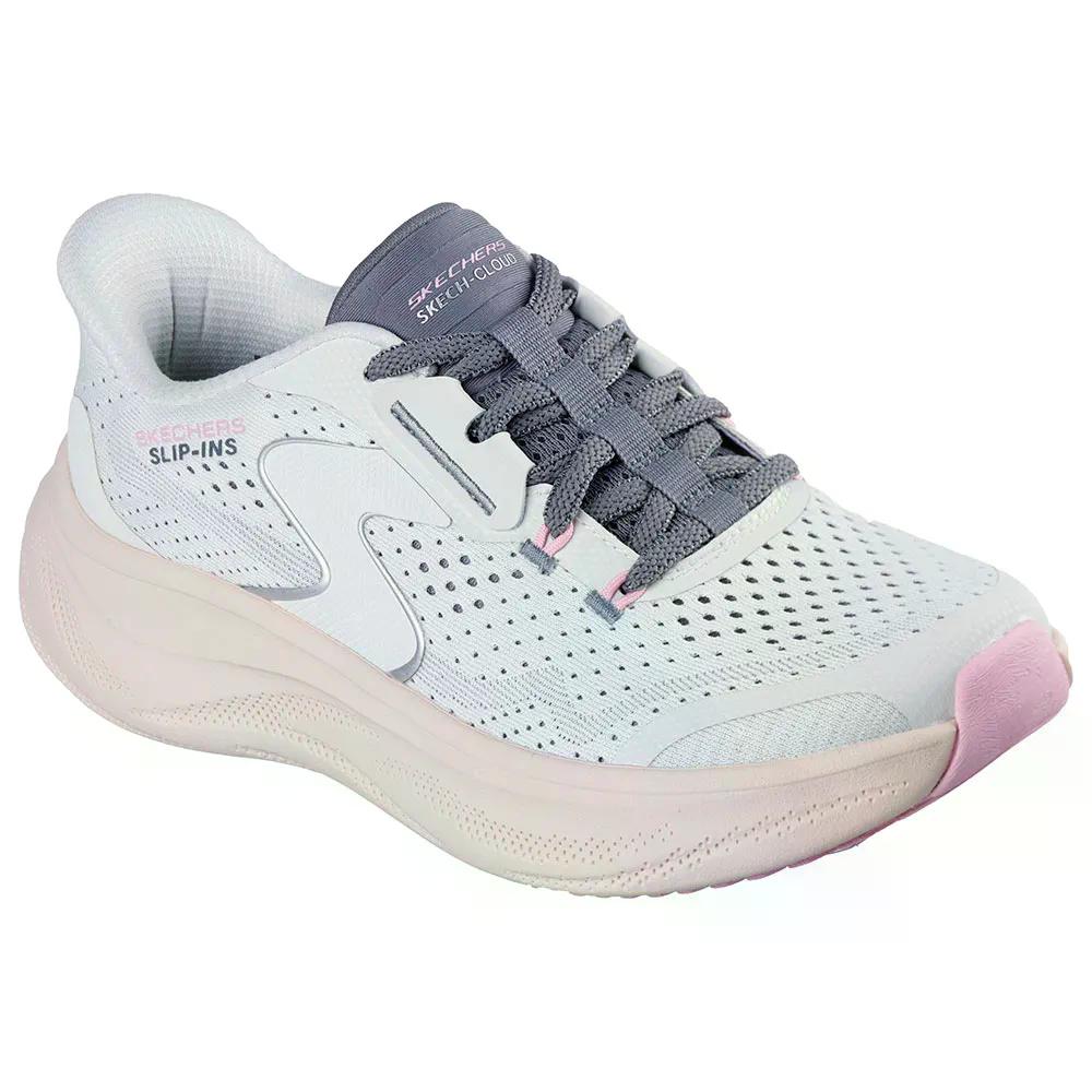 スケッチャーズ 下書き大気圏 クラウド スニーカー レディース （ WhiteMesh/Synthetic/MultiTrim ） | SKECHERS Skech-Air Cloud Sneakers Woman  [t]