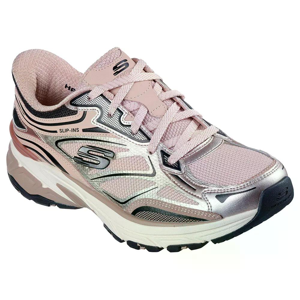 スケッチャーズ ねばり強さ 運動競技 スニーカー レディース （ RoseGoldDuraleather/RoseMesh/Trim ） | SKECHERS Stamina Sport Sneakers Woman  [t]