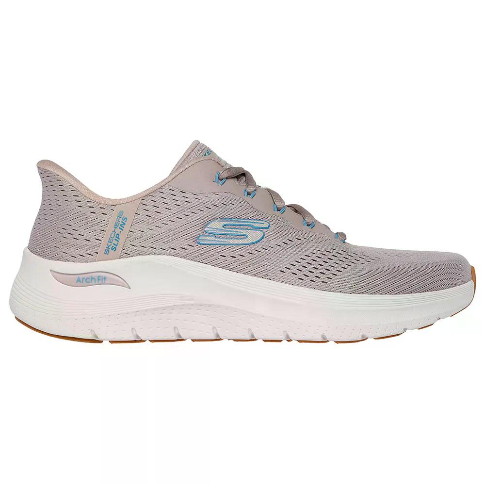 スケッチャーズ アーチ形 填まる 2.0 レはやりっ児 スニーカー （ TaupeMesh/Synthetic/BlueTrim ） | SKECHERS Arch Fit 2.0 Lestur Sneakers  [t]