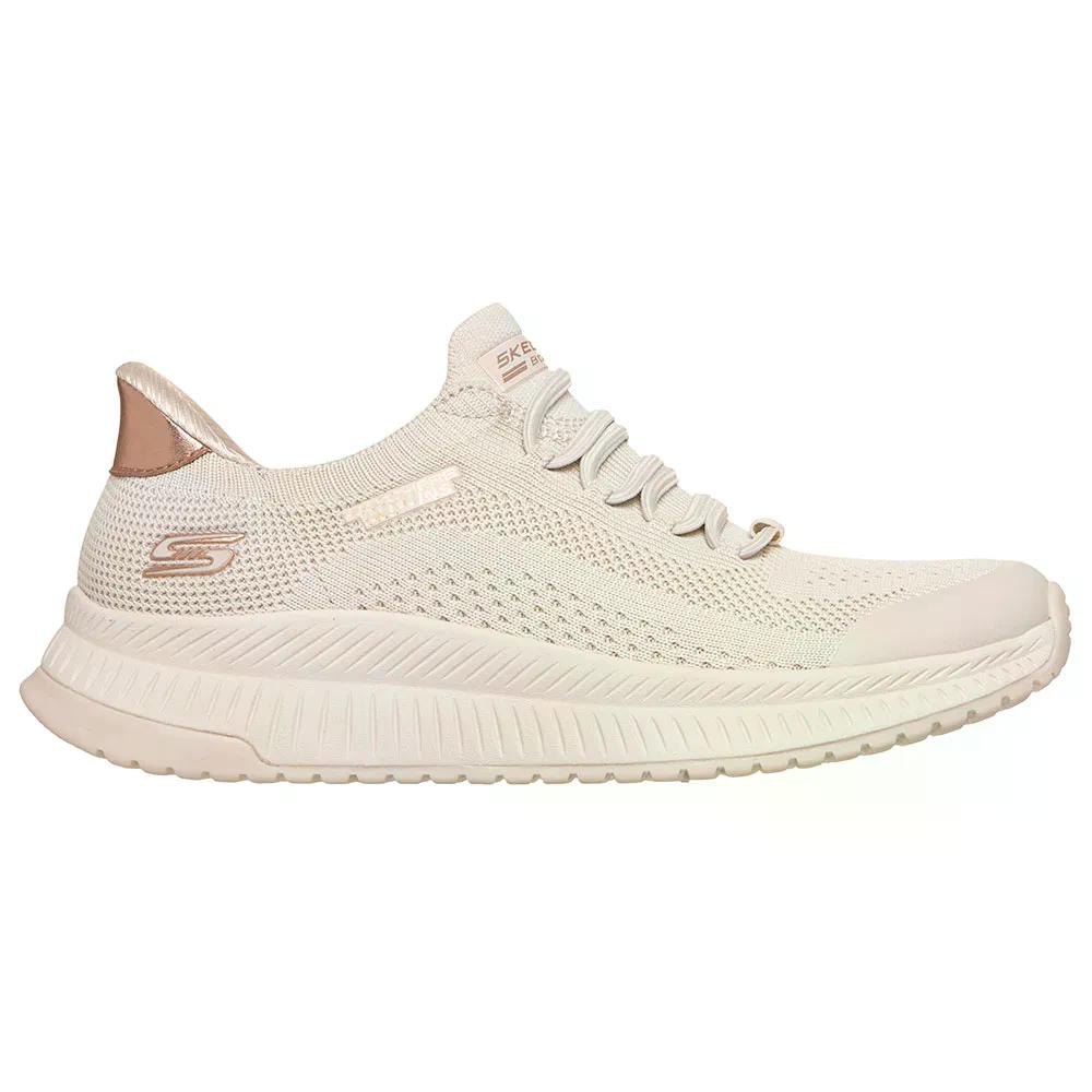 スケッチャーズ ボブス スクワッド 4 スニーカー レディース （ OffWhiteEngineeredKnit ） | SKECHERS BOBS Squad 4 Sneakers Woman  [t]