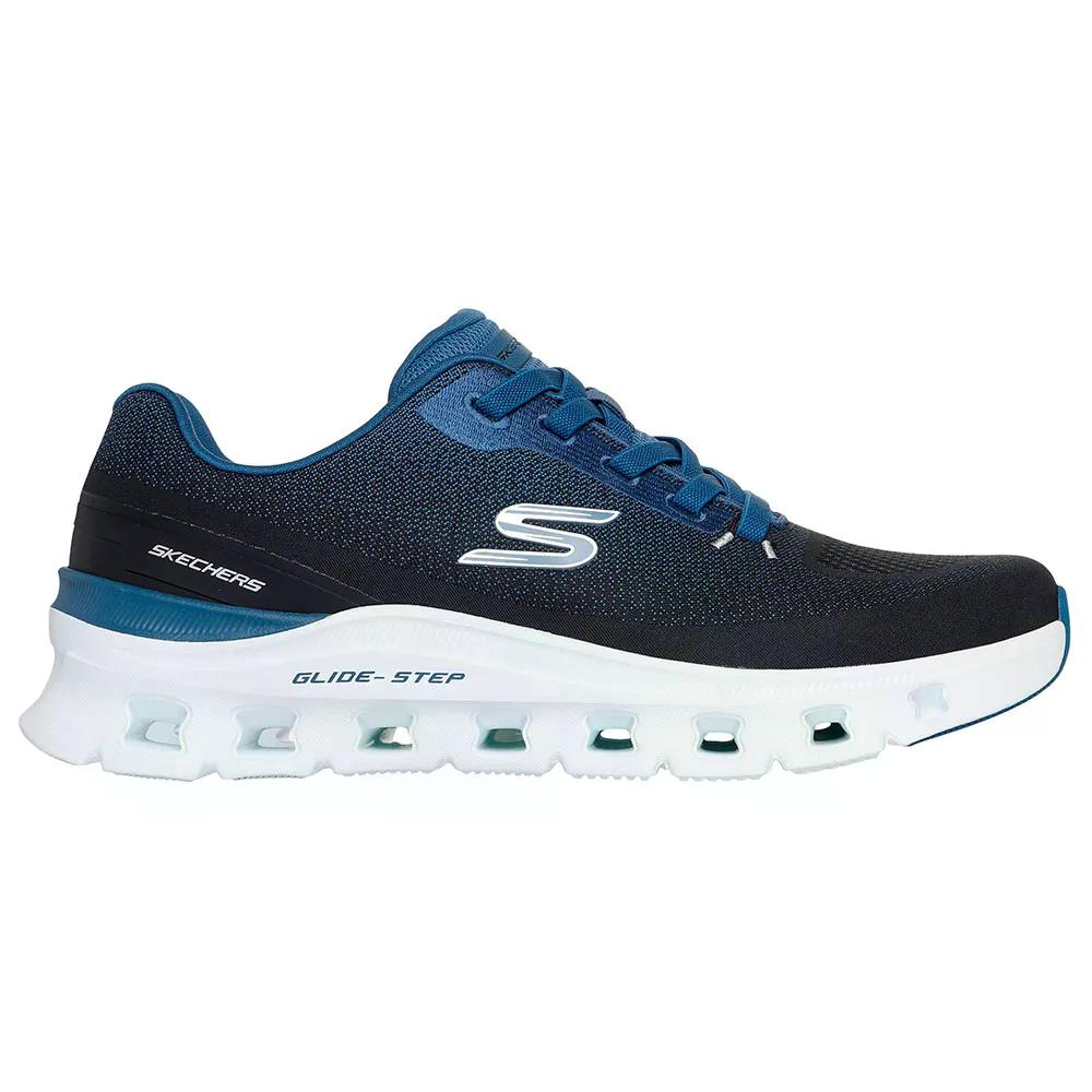 スケッチャーズ グライド ステップ プロ ウェイヴェラ スニーカー （ BlackKnit/Synthetic/BlueTrim ） | SKECHERS Glide Step Pro Waverra Sneakers [t]｜クライムスワールド 店