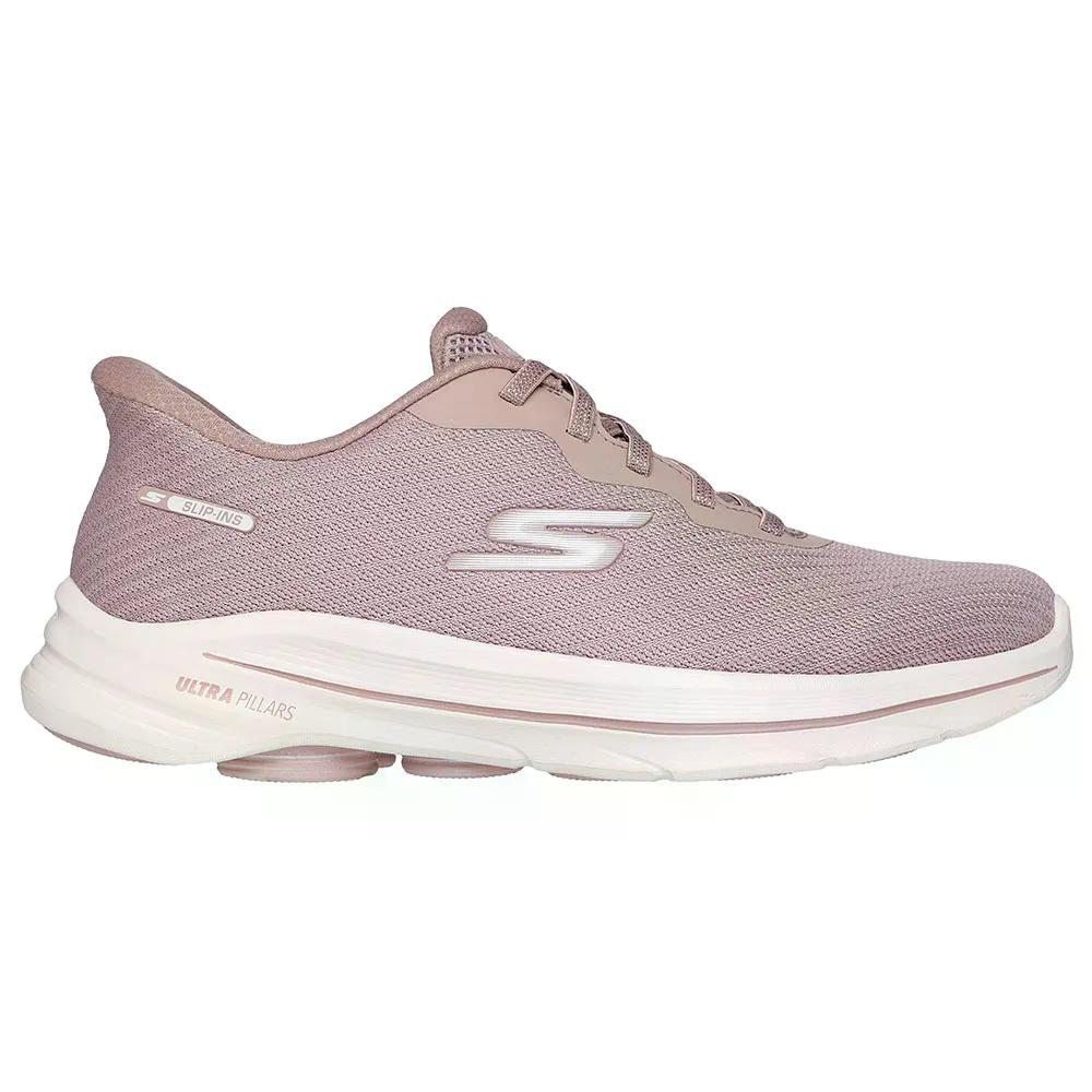 スケッチャーズ ゴーウォーク 8 ナディア スニーカー レディース （ TaupeTextile/Trim ） | SKECHERS GOwalk 8 Nadia Sneakers Woman  [t]