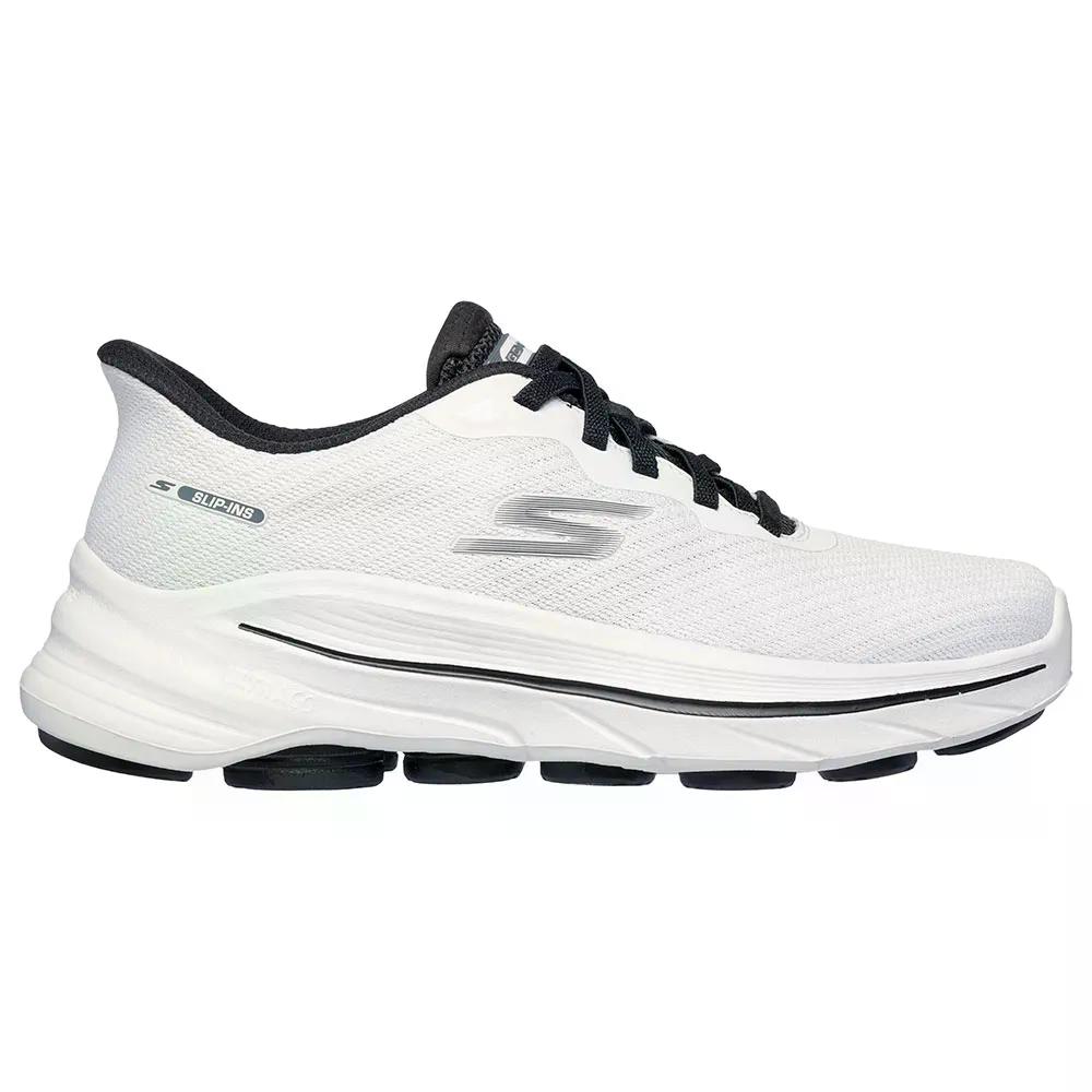 スケッチャーズ ゴーウォーク 8 ナディア スニーカー レディース （ WhiteTextile/BlackTrim ） | SKECHERS GOwalk 8 Nadia Sneakers Woman  [t]