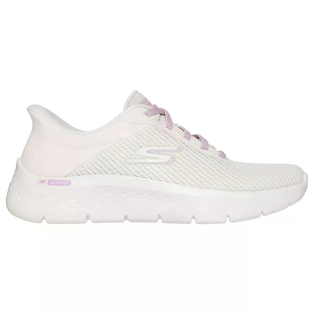 スケッチャーズ ゴーウォーク フレックス カーラ スニーカー レディース （ OffWhiteTextile/PurpleTrim ） | SKECHERS GOwalk Flex Carla Sneakers Woman [t]