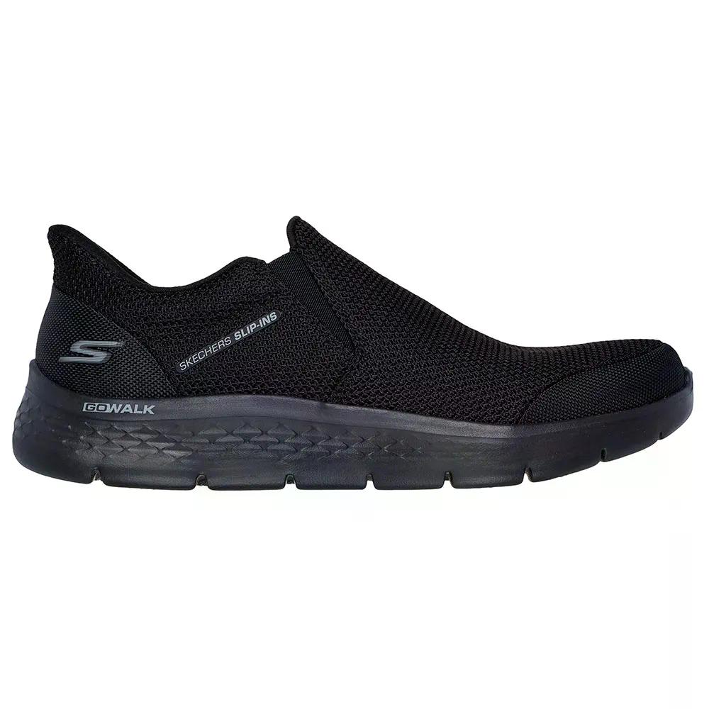 スケッチャーズ ゴーウォーク フレックス オーハイ スリップオン スニーカー （ BlackTextile ） | SKECHERS GOwalk Flex Ojai Slip-On Sneakers [t]