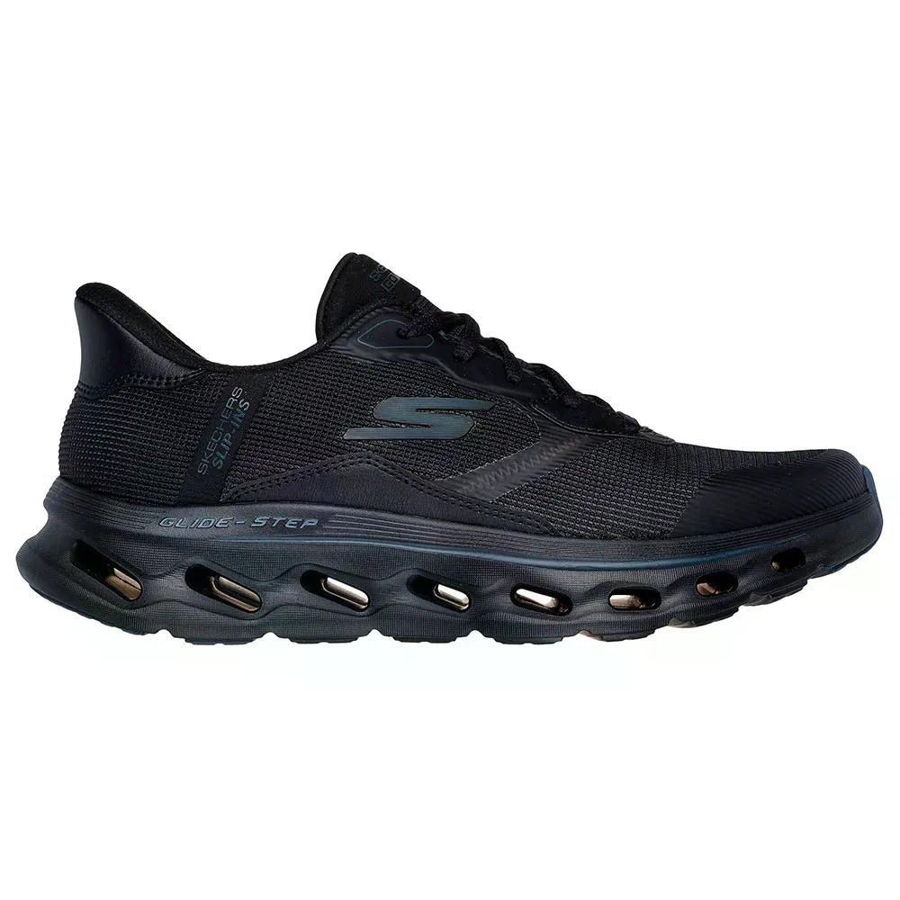 スケッチャーズ ゴーウォーク グライド 足取り 2.0 背嚢 スニーカー （ BlackSynthetic/TextileTrim ） | SKECHERS GOwalk Glide Step 2.0 Zac Sneakers  [t]