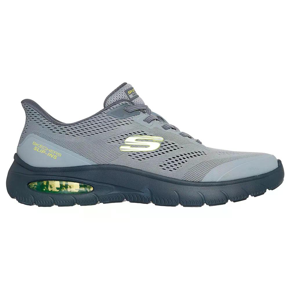 スケッチャーズ 下がき大気圏 サミッツ スニーカー （ CharcoalMesh/Synthetic/LimeTrim ） | SKECHERS Skech-Air Summits Sneakers  [t]