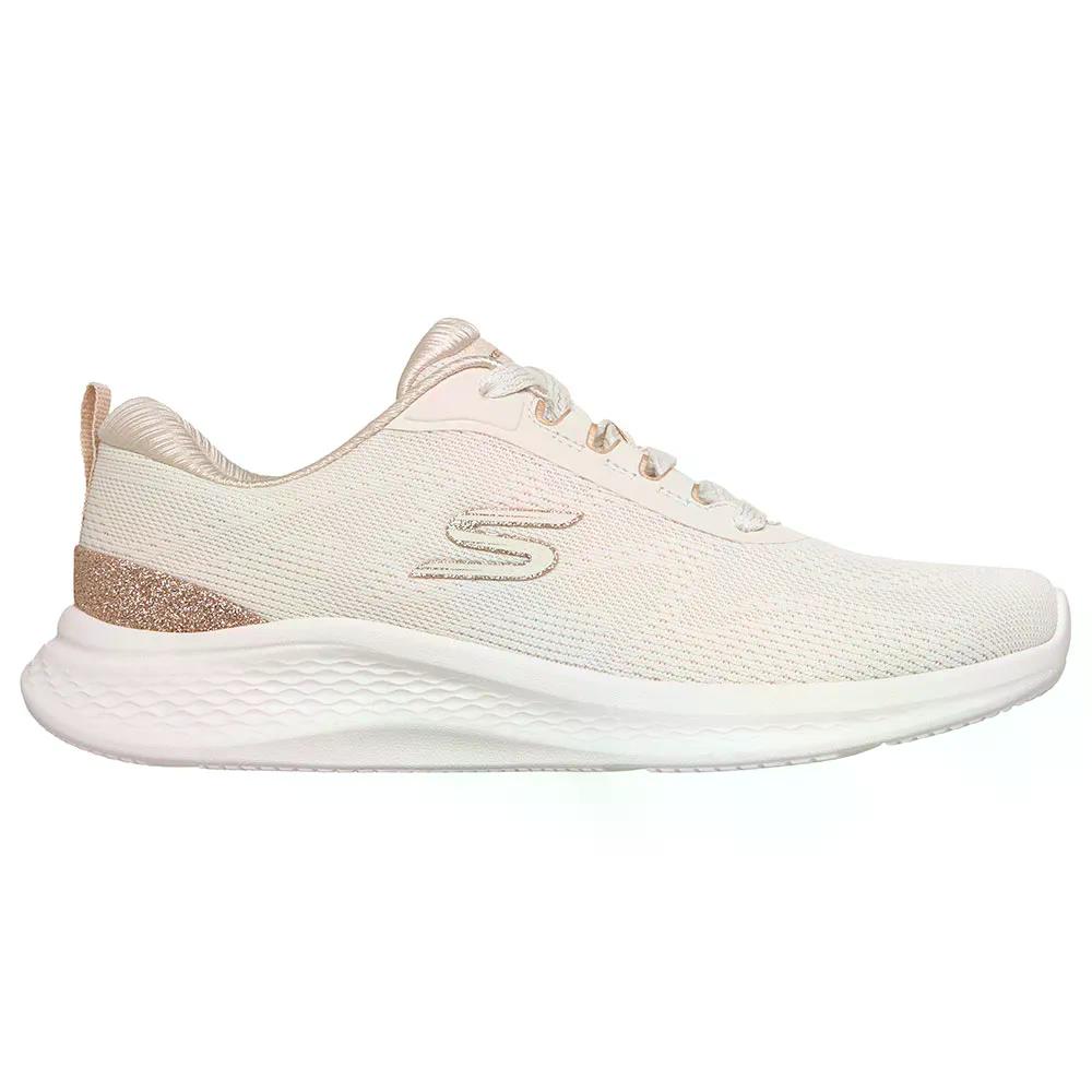 スケッチャーズ 下がきともし火 労働者階級 2.0 スニーカー レディース （ NaturalMesh/GoldTrim ） | SKECHERS Skech-Lite Pro 2.0 Sneakers Woman  [t]