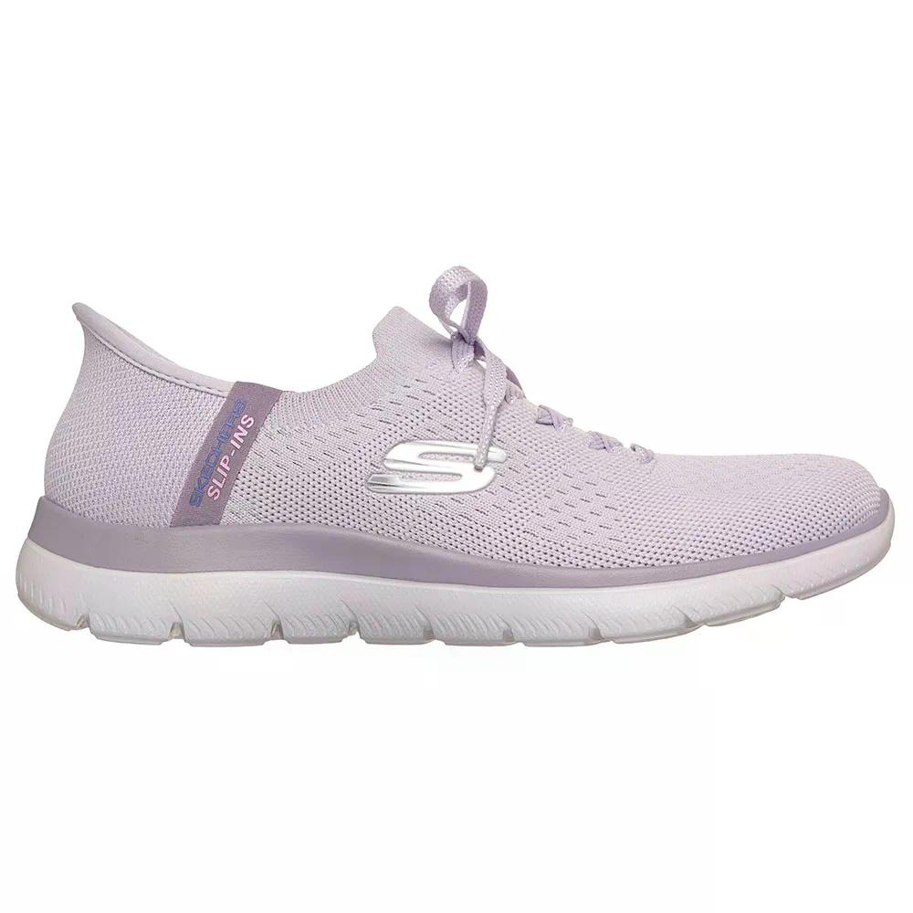 スケッチャーズ サミッツ ニュー デイリー スニーカー レディース （ LavenderKnit/Trim ） | SKECHERS Summits New Daily Sneakers Woman  [t]