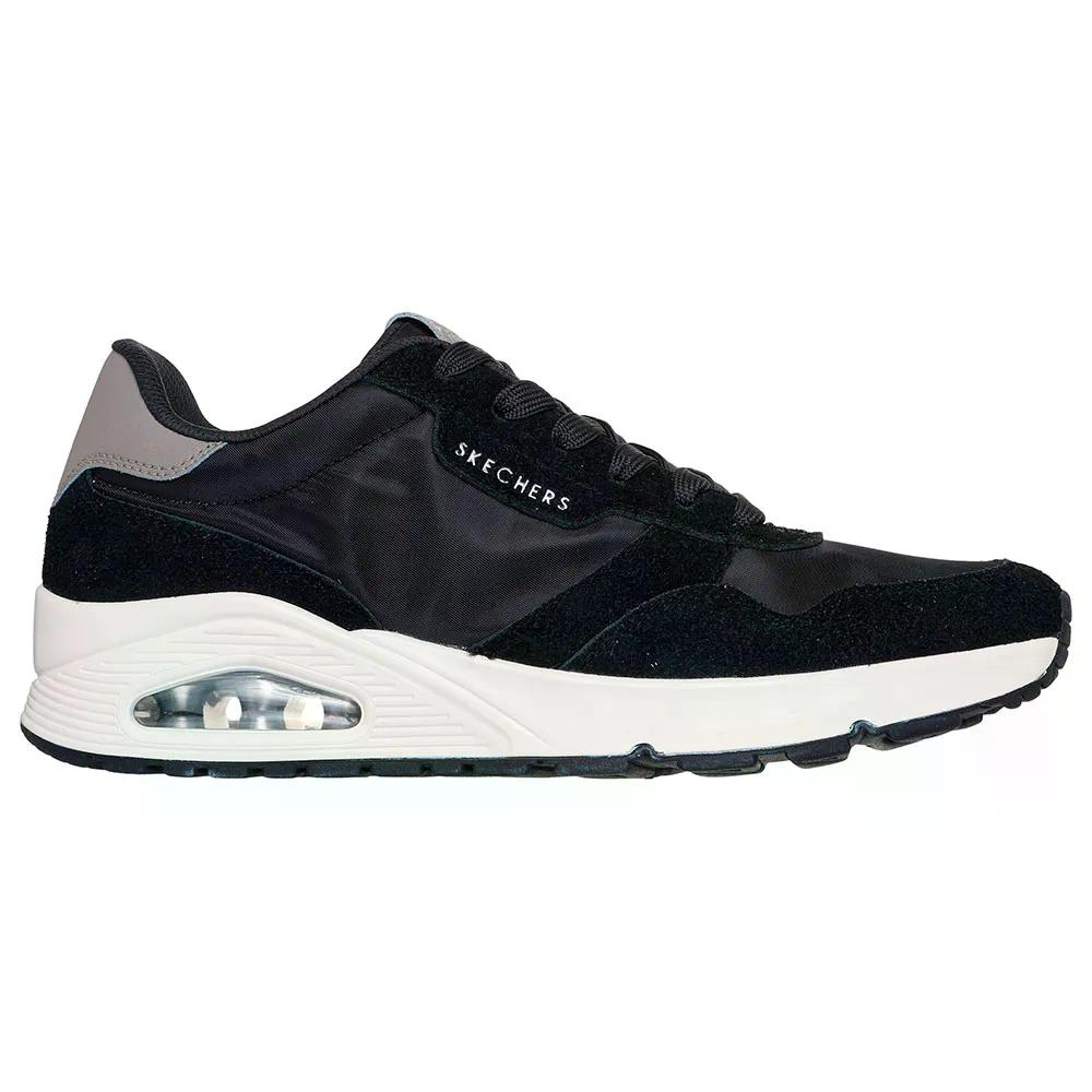 スケッチャーズ ウノ ヴィンテージ デイズ スニーカー （ PirateBlackRetroSuede/Mesh ） | SKECHERS Uno Vintage Dayz Sneakers  [t]