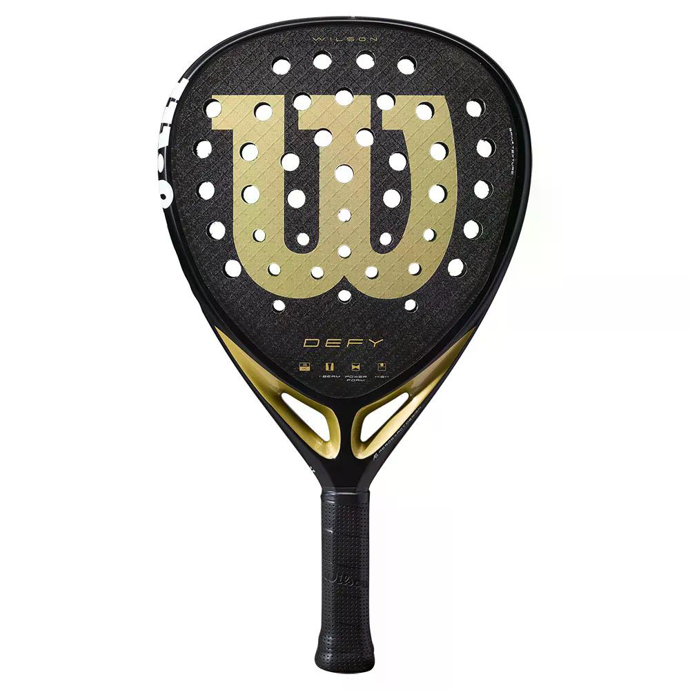 ウィルソン デファイ V1 パデル 櫂 （ Black/Gold/ ） | WILSON Defy V1 Padel Racket  [t]