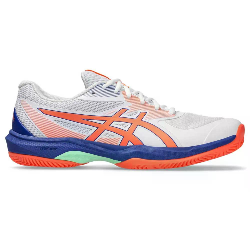 アシックス 力くらべ FF パデル シューズ （ White/VividCoral ） | ASICS Game FF Padel Shoes  [t]