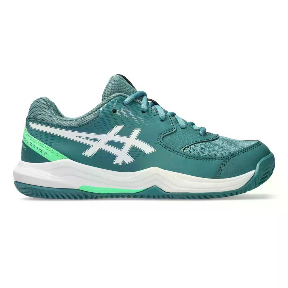 アシックス ゲルデディケート 8 GS パデル シューズ お坊っちゃん （ MistyPine/White ） | ASICS Gel-Dedicate 8 GS Padel Shoes Junior  [t]