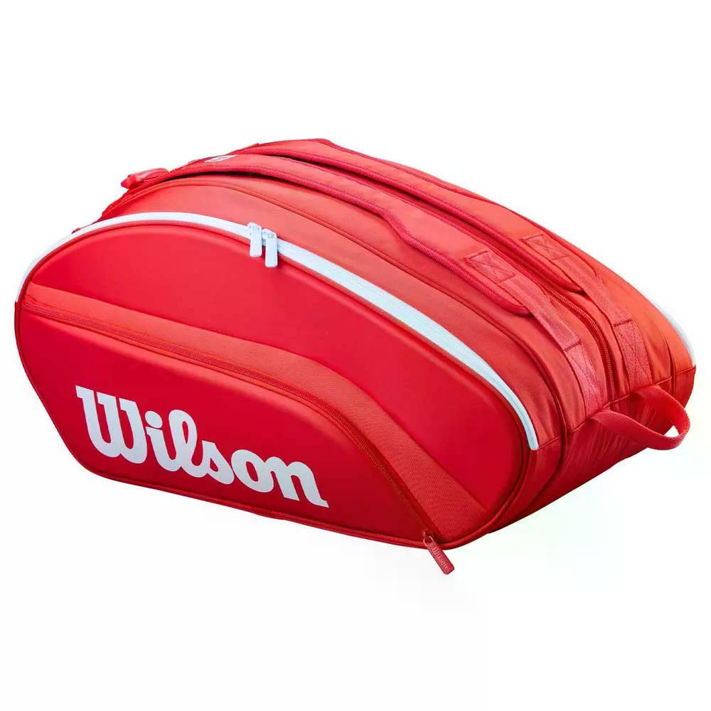 ウィルソン 百貨店 周遊旅行 2026 パデル 櫂 御徒面子 （ Red ） | WILSON Super Tour 2026 Padel Racket Bag  [t] スポーツバッグ-スポーツウェア・アクセサリー-その他