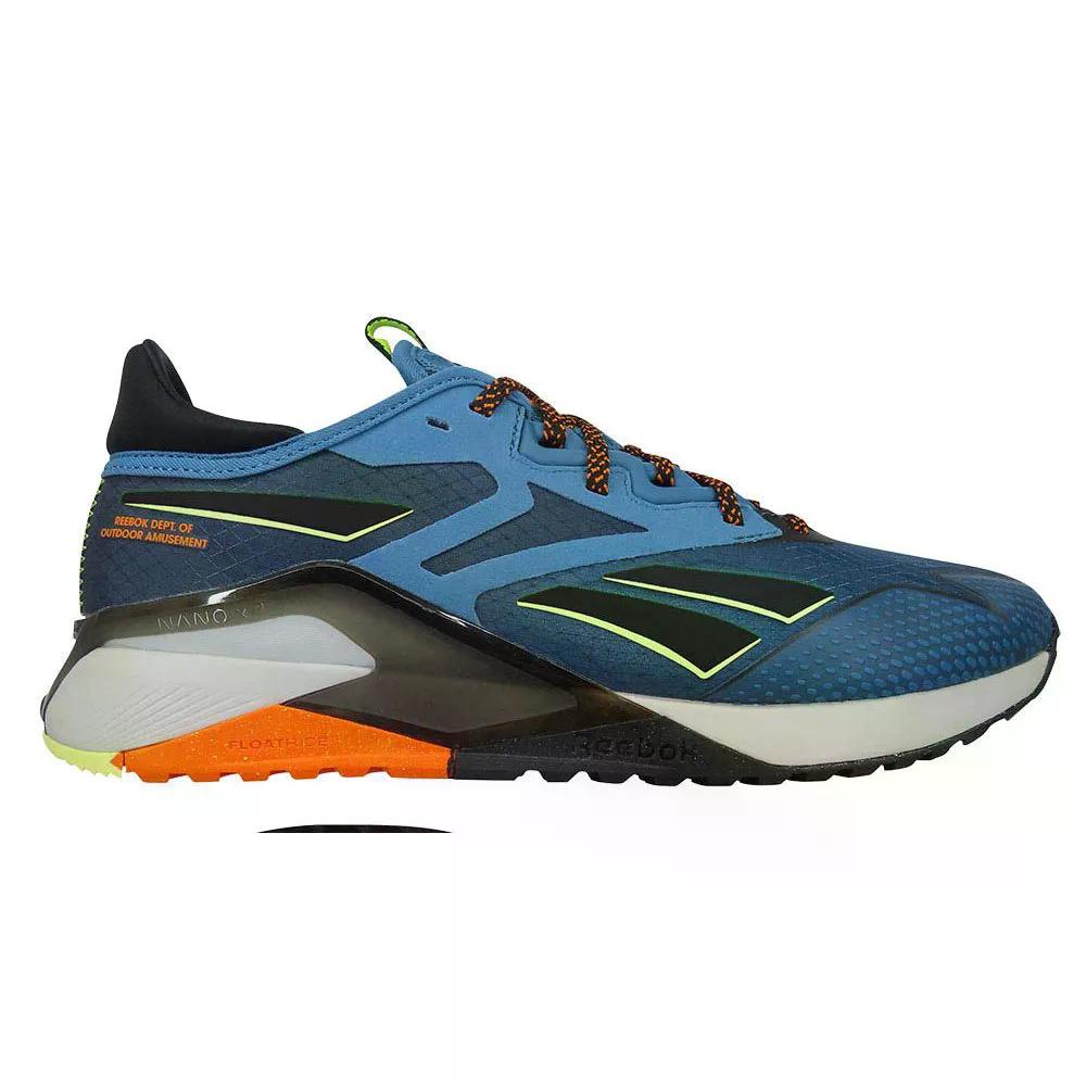 REEBOK Nano X2 Adventure スニーカー （ SteelyBlueS23-R/CoreBlack/SmashOrangeS23-R ）  [t]