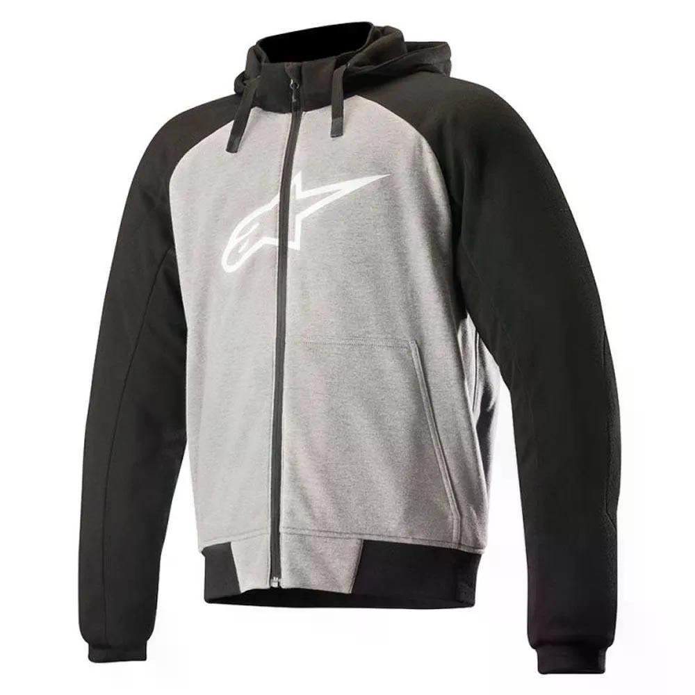 アルパインスターズ クローム 運動競技 フルジップ トレーナー （ MelangeGray/Black ） | ALPINESTARS Chrome Sport full zip sweatshirt  [t]