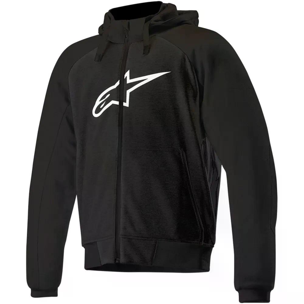 アルパインスターズ クローム 運動競技 フルジップ トレーナー （ Black ） | ALPINESTARS Chrome Sport full zip sweatshirt  [t]