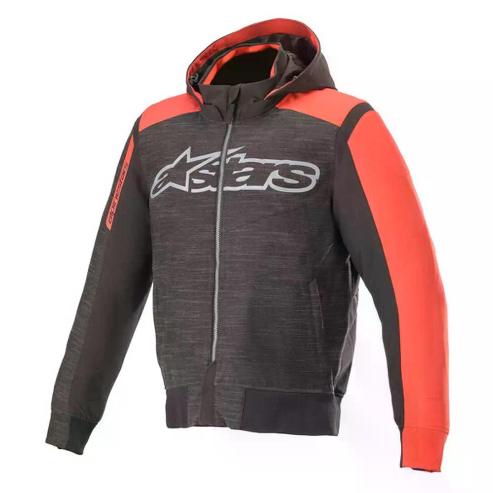 アルパインスターズ 極点 陳列箱ストッパー フルジップ トレーナー （ Black/BrightRed ） | ALPINESTARS Rhod Windstopper full zip sweatshirt  [t]