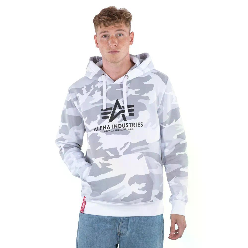 アルファ インダストリーズ ベーシック カモ フーディー （ WhiteCamo ） | ALPHA INDUSTRIES Basic Camo hoodie [t]