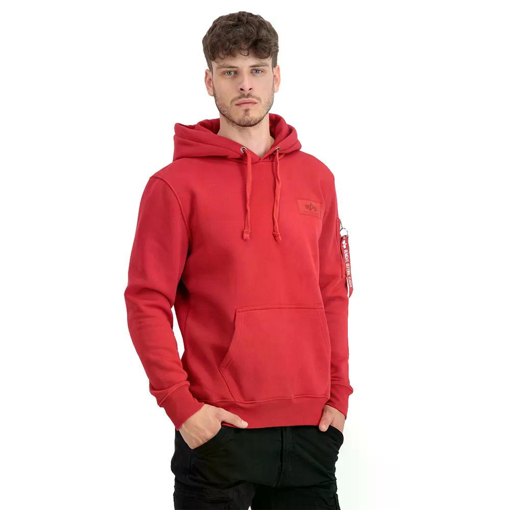 アルファ インダストリーズ バックプリント フーディー （ SpeedRed ） | ALPHA INDUSTRIES Back Print hoodie [t]｜クライムスワールド 店