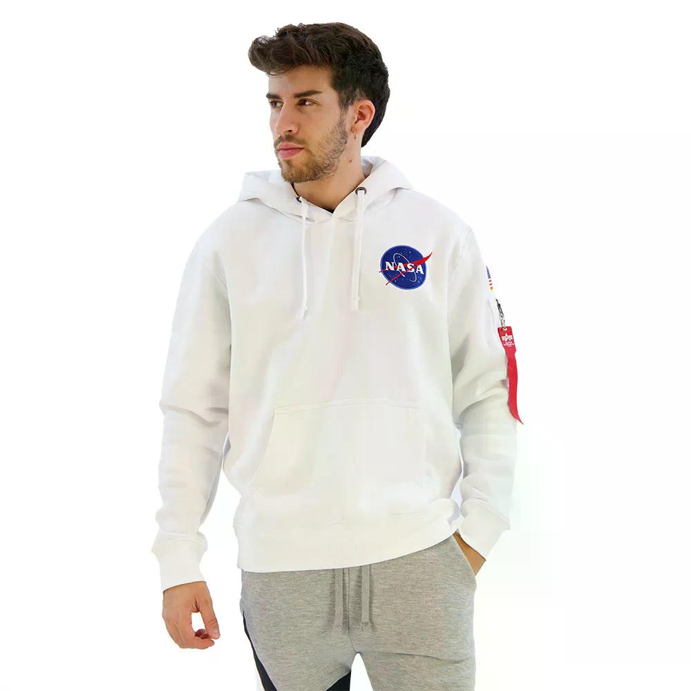 アルファ インダストリーズ スペースシャトル フーディー （ White ） | ALPHA INDUSTRIES Space Shuttle hoodie [t]