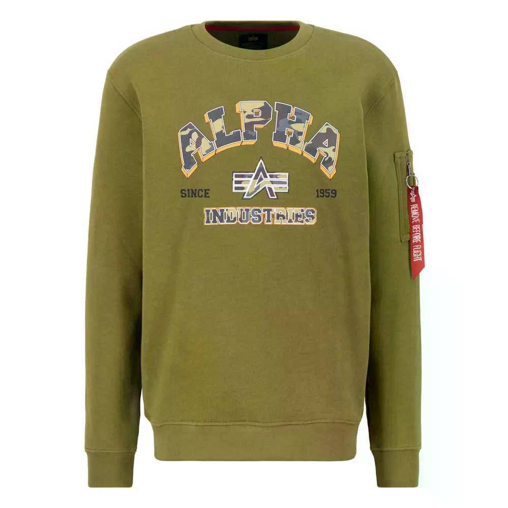 アルファ インダストリーズ カレッジ カモ スウェットシャツ （ 714 ） | ALPHA INDUSTRIES College Camo sweatshirt [t]