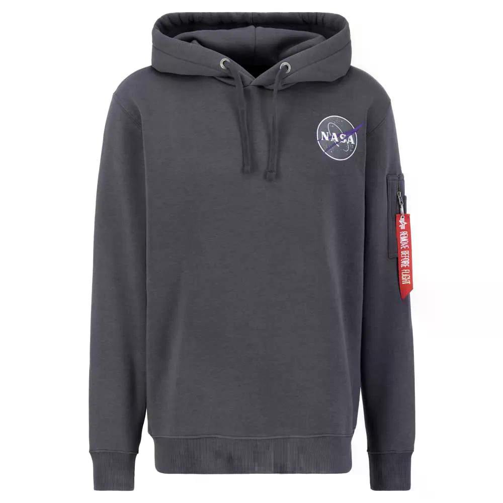 アルファ インダストリーズ NASA オービット フーディー （ VintageGrey ） | ALPHA INDUSTRIES Nasa Orbit hoodie [t]