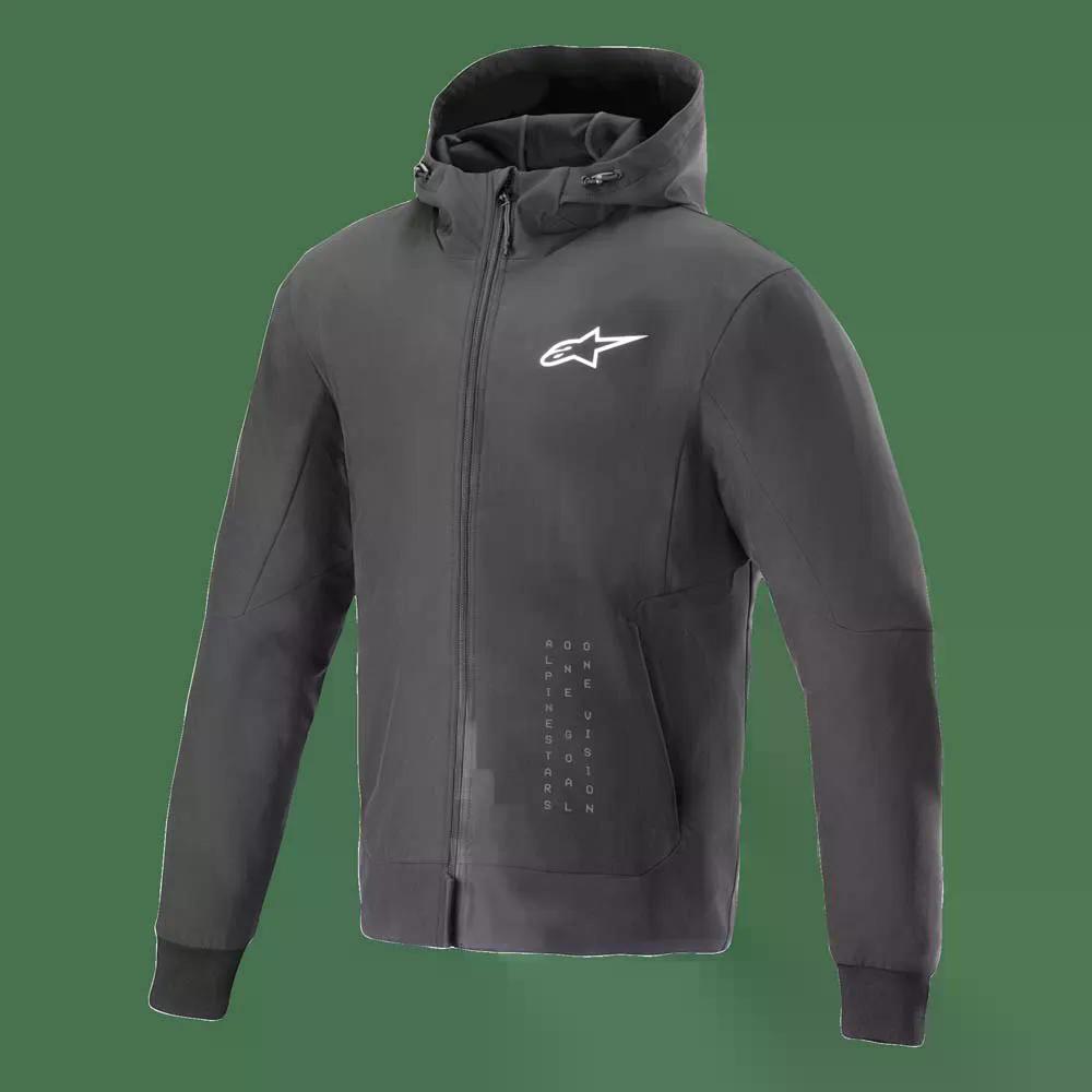 アルパインスターズ ラジウム フルジップ トレイナー （ Black/White ） | ALPINESTARS Radium full zip sweatshirt  [t]