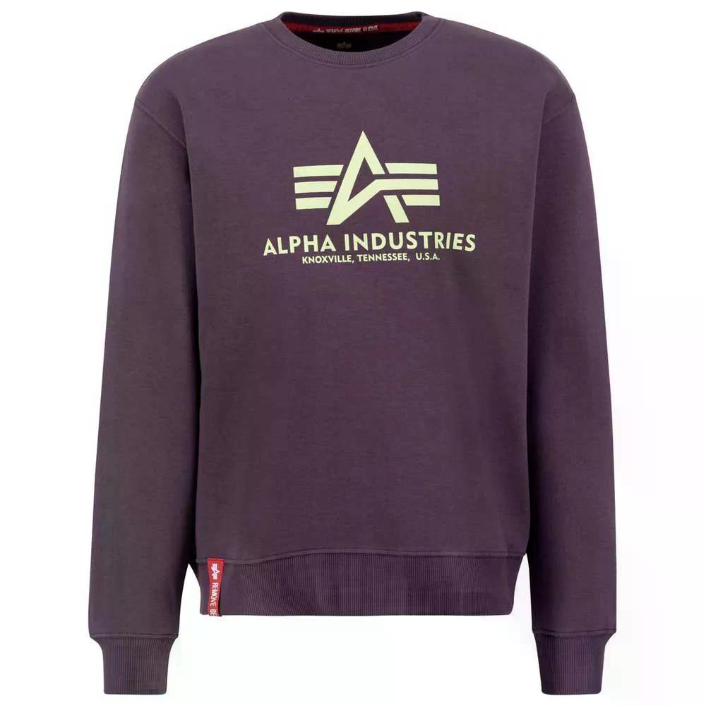 アルファ インダストリーズ ベーシック スウェットシャツ （ Plum ） | ALPHA INDUSTRIES Basic sweatshirt [t]｜クライムスワールド 店
