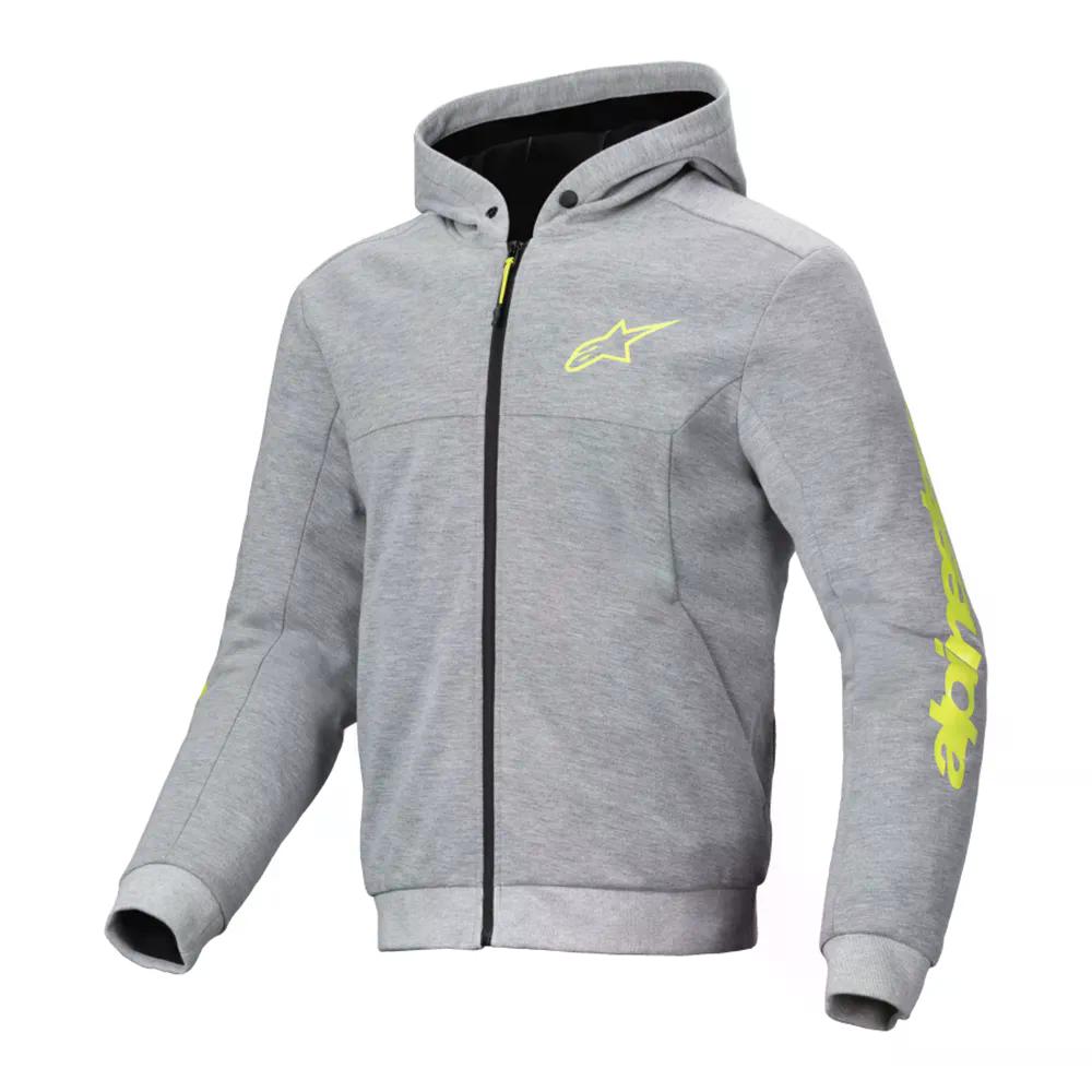 アルパインスターズ クローム V2 スポーツ フルジップ スウェットシャツ （ GreyHeather/FluoYellow ） | ALPINESTARS Chrome V2 Sport full zip sweatshirt [t] 27,477円