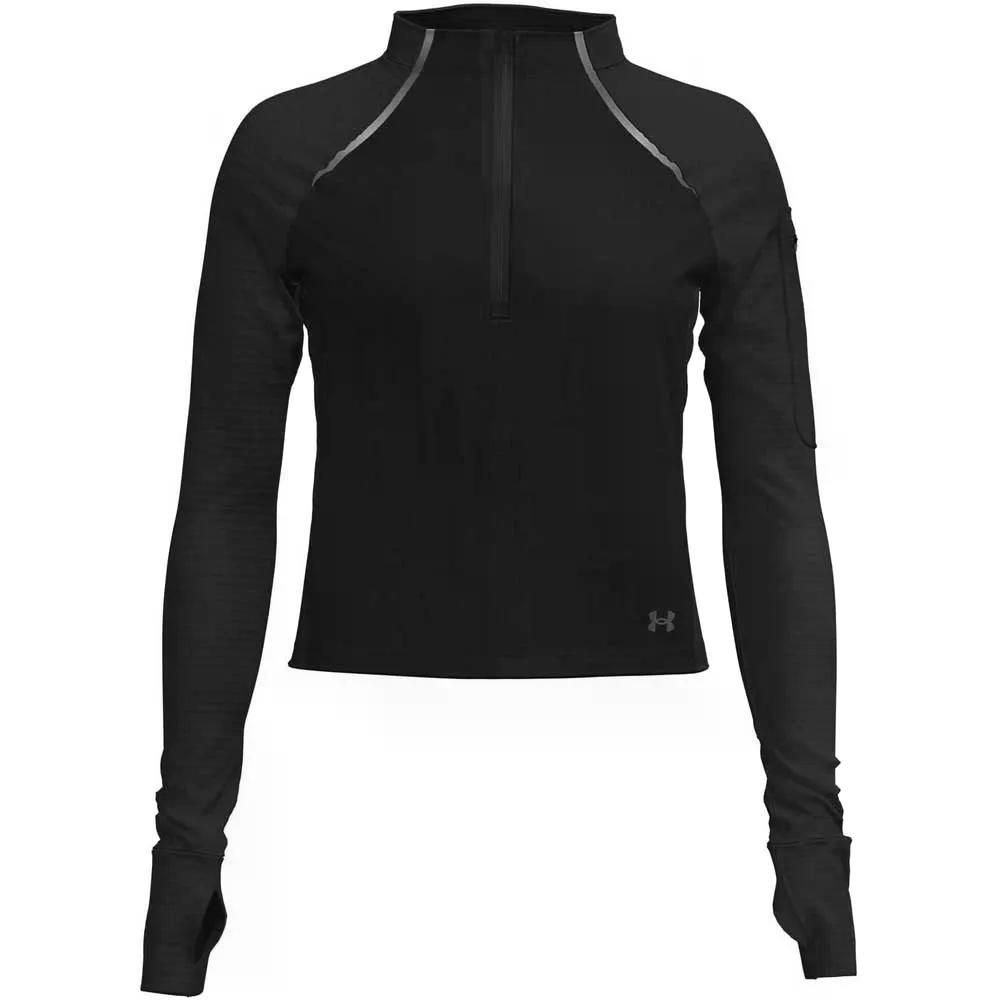 アンダーアーマー ベロシティ プロ CW ハーフジップ スウェットシャツ （ Black/Reflective ） | UNDER ARMOUR Velociti Pro CW half zip sweatshirt [t]