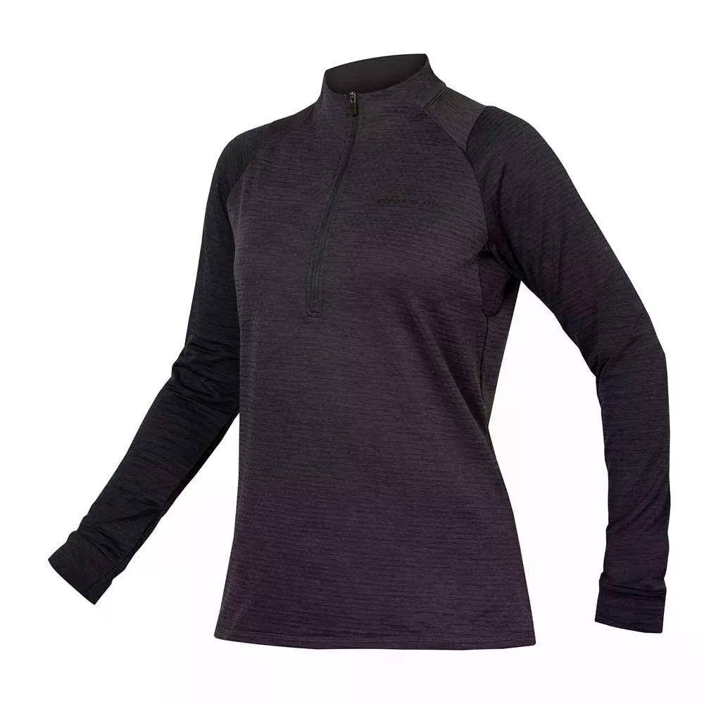 エンデュラ シングルトラック フルジップ スウェットシャツ レディース （ Black ） | Endura SingleTrack full zip sweatshirt Woman [t]
