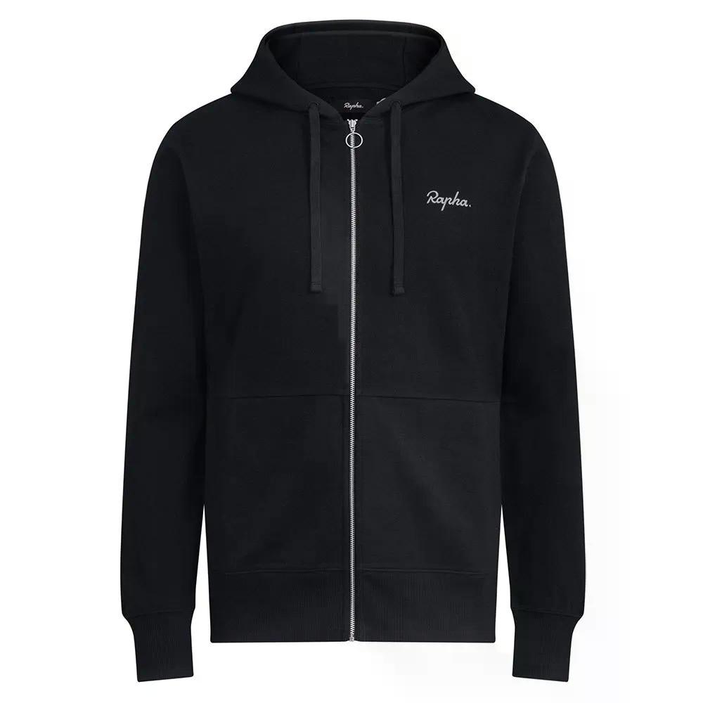 惜しみ無いァ ロゴタイプ フーディー （ Black/White ） | RAPHA Logo hoodie  [t] メンズウェア-スポーツ・アウトドア-アウトドア