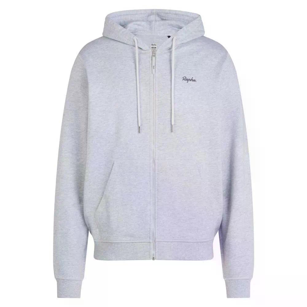 ラファ コットン フルジップ スウェットシャツ （ LightGreyMarl/Grey ） | RAPHA Cotton full zip sweatshirt [t]
