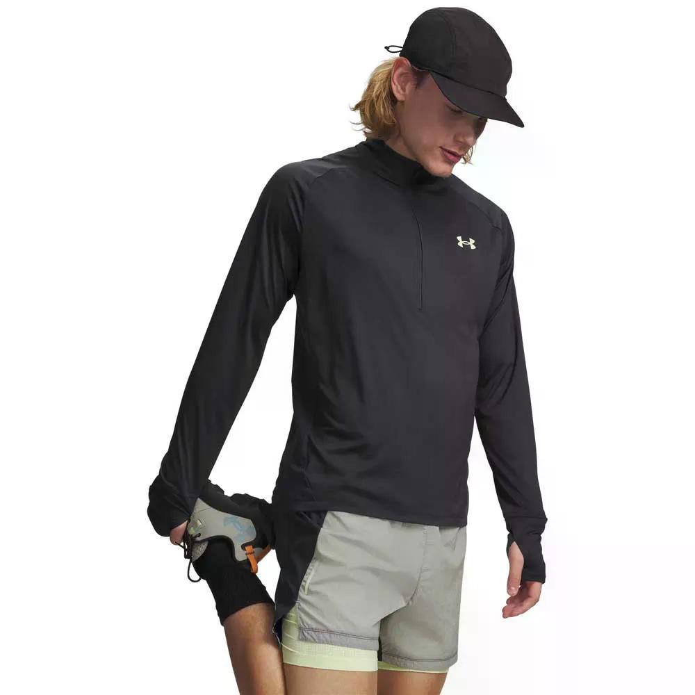 アンダーアーマー エクスプロア トレイル ラン ハーフジップ スウェットシャツ （ Gray ） | UNDER ARMOUR Explore Trail Run half zip sweatshirt [t]