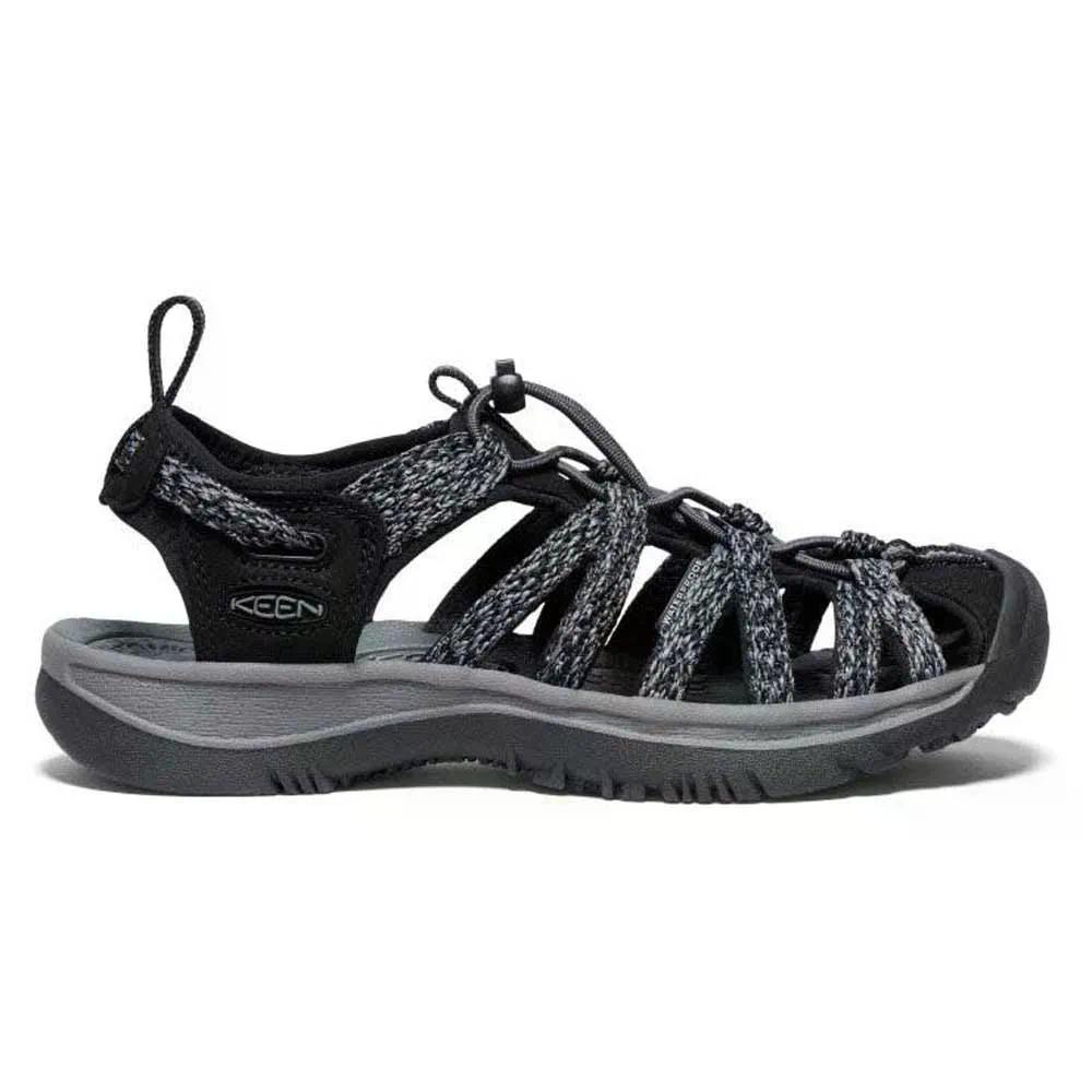 KEEN Whisper サンダル （ Black/SteelGre ） [t]