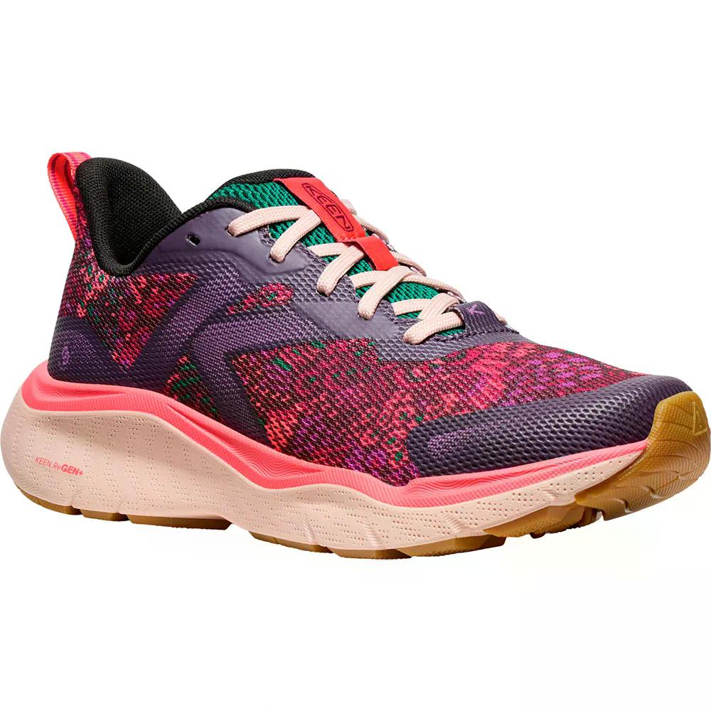 キーン レイキ 素早さ スニーカー レディース （ PlumPerfect/Floral ） | KEEN Leiki Speed Sneakers Women  [t]