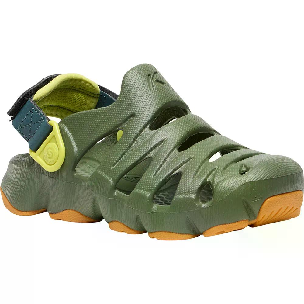 キーン ハイパーフライト キッズ サンダル （ BronzeGreen/OrangePeel ） | KEEN Hyperflt Kids Sandals  [t]