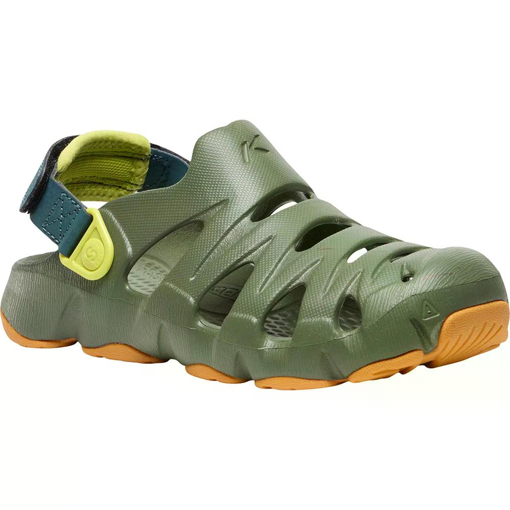 キーン ハイパーフライト キッズ 若い者 サンダル （ BronzeGreen/OrangePeel ） | KEEN Hyperflt Kids Youth Sandals  [t]