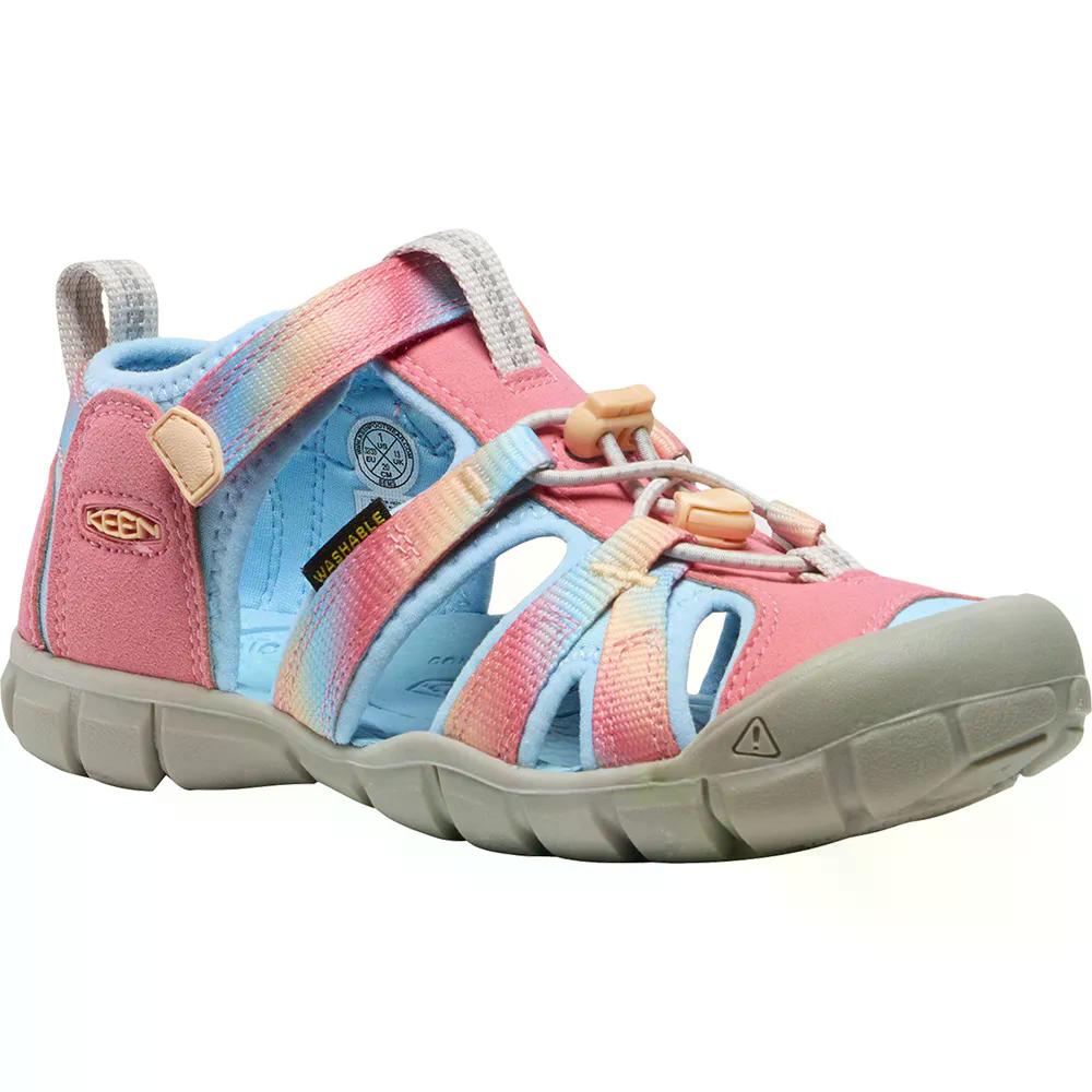 キーン シーキャンプ II CNX キッズ 若い者 山歩きブーツ （ OmbrePinkLemonade ） | KEEN Seacamp II CNX Kids Youth Hiking Boots  [t]