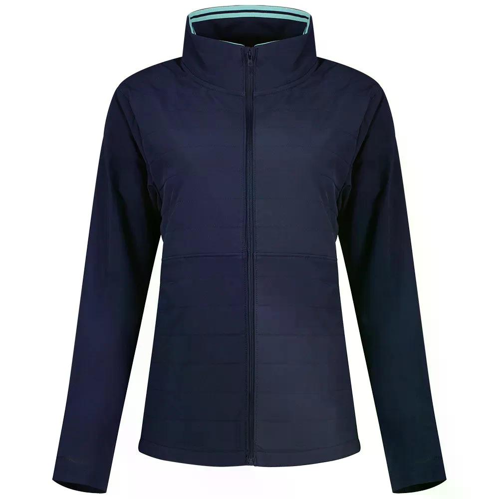 アンダーアーマー ゴルフ 黒風 レボ 上衣 成人女性 （ MidnightNavy/NeoTurquoise/MetallicSilver ） | UNDER ARMOUR GOLF Storm Revo jacket woman  [t] スポーツ・アウトドア-メンズウェア