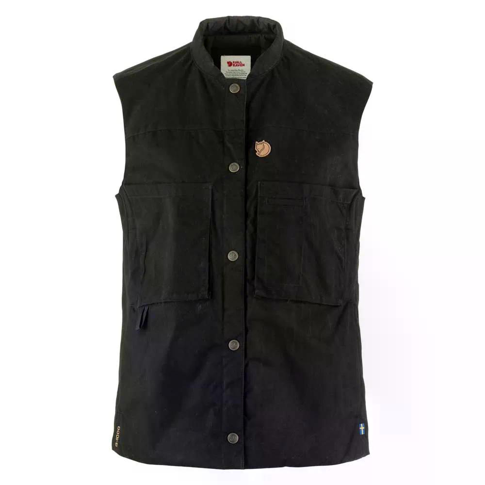 フェールラーベン シンギ パデッド より良い 成人女性 （ Black ） | Fjallraven Singi Padded vest woman  [t]