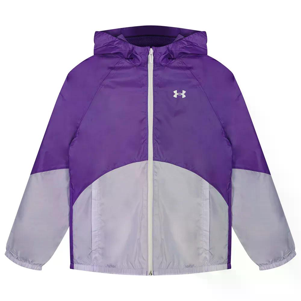 アンダーアーマー 運動競技表現スタイル 上衣 御坊っちゃん （ Lavish/SaltPurple/White ） | UNDER ARMOUR Sportstyle windbreaker Junior  [t]