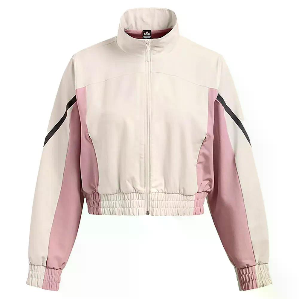 アンダーアーマー アンストッパブル クロップ 上衣 成人女性 （ SummitWhite/Black ） | UNDER ARMOUR Unstoppable Crop jacket woman  [t]