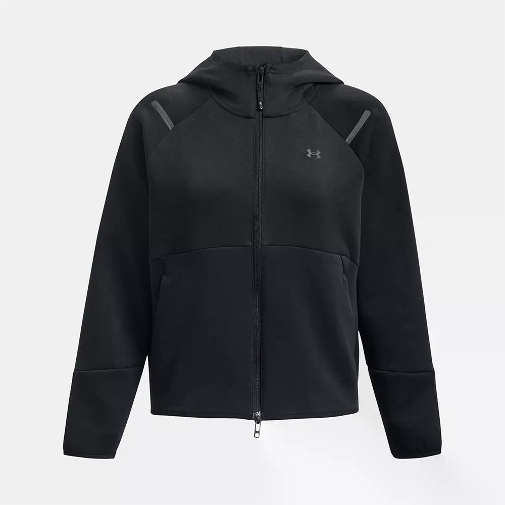 アンダーアーマー アンストッパブル フリース 成人女性 上衣 成人女性 （ Black/Black ） | UNDER ARMOUR Unstoppable fleece woman jacket woman  [t]